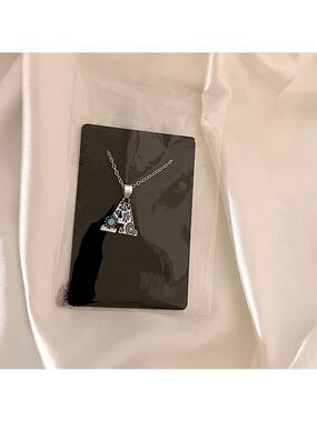 Turquoise A Initial Necklace